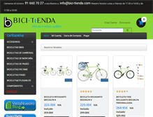 Tablet Screenshot of bici-tienda.com